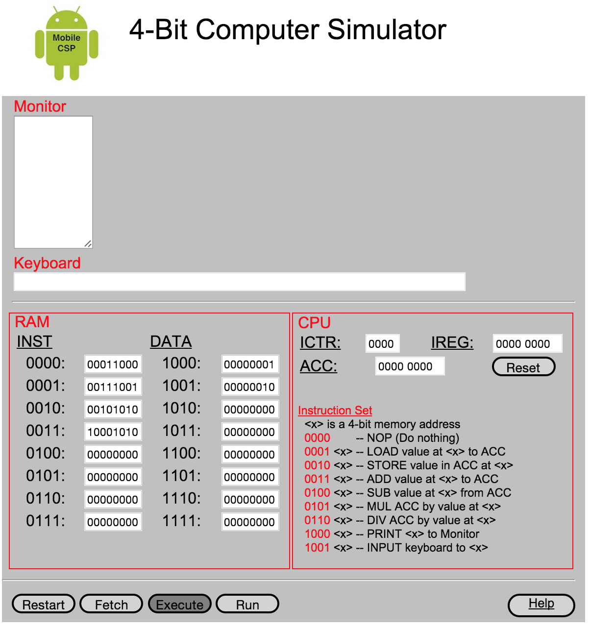 Gen 0 4-bit